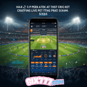 Have a Peek at the Best Cricket Live Betting Platform: Six6s